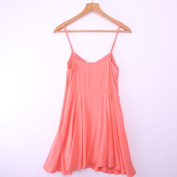 TALULA ARITZIA Lipinski Soft Flowy Fit & Flare Tank Mini Coral Dress - Picture 5 of 7